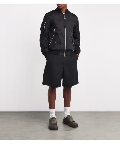 Moose Knuckles Courville monogram bomber